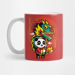 Dragon Dance Panda Mug